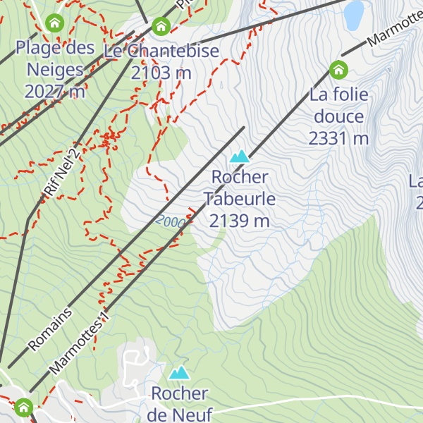Map of La Cabane