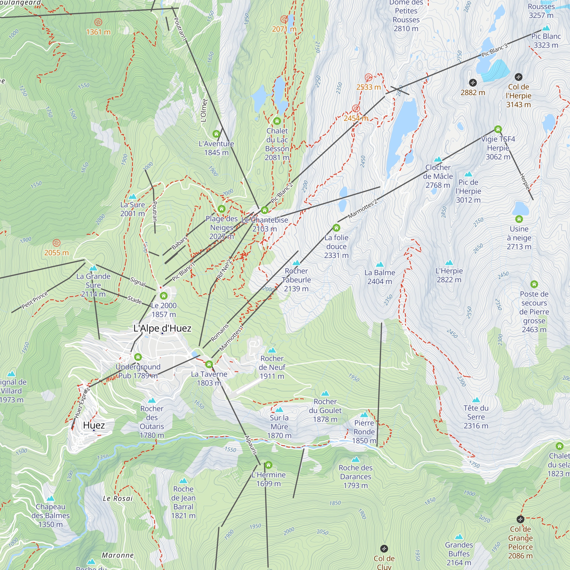La Cabane map
