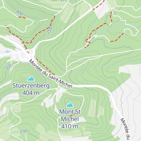 Map of Refuge Club Vosgien