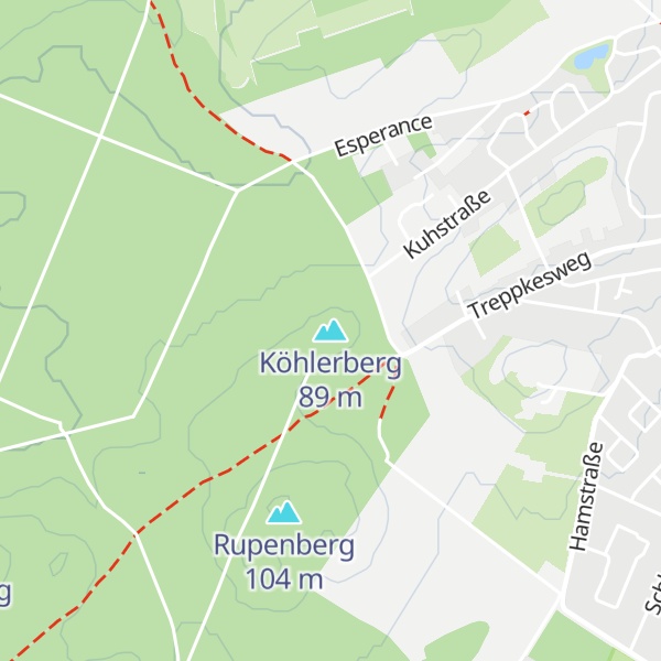 Map of Köhlerberg