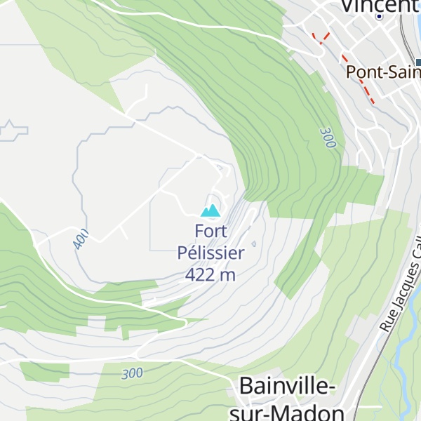 Map of Fort Pélissier