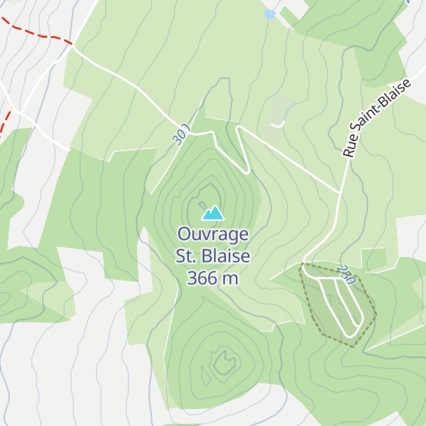 Map of Ouvrage St. Blaise