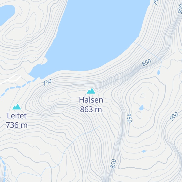 Map of Halsen