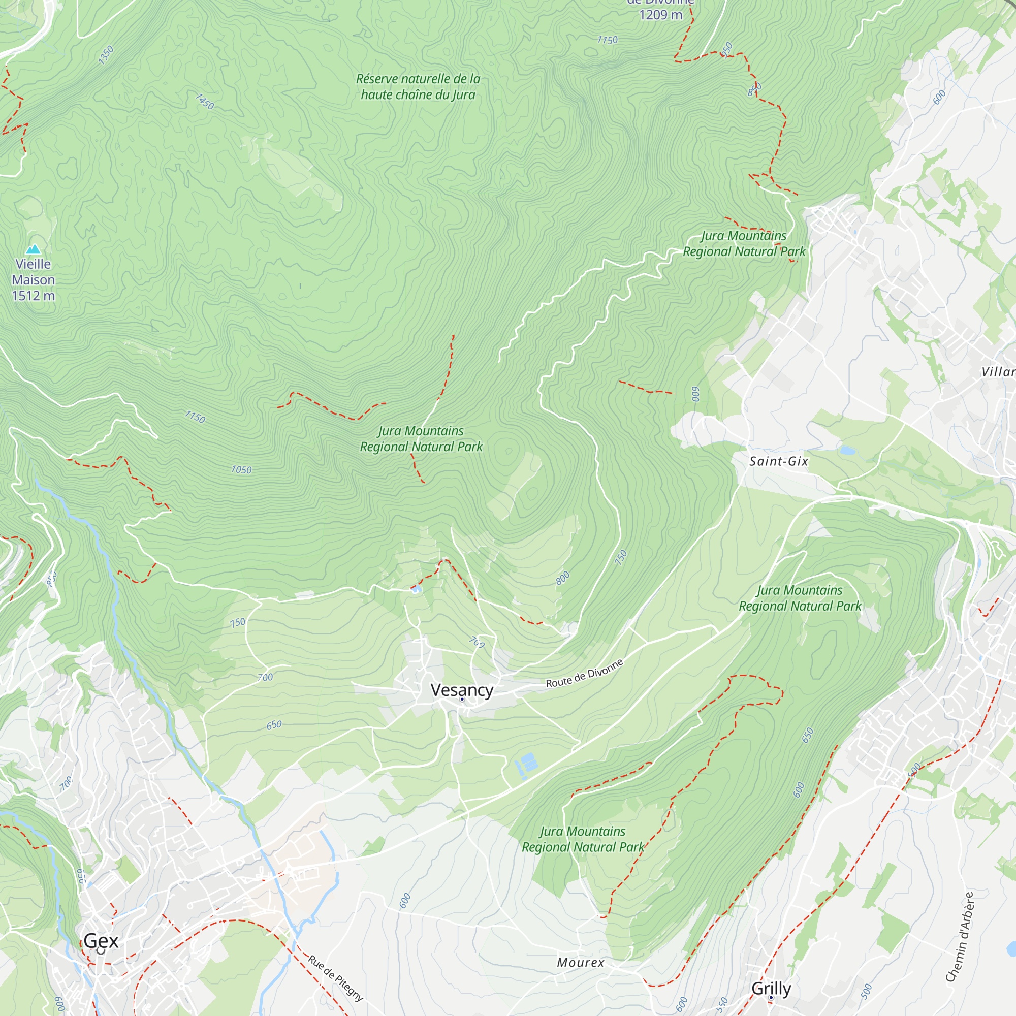 Chalet de Riamont map