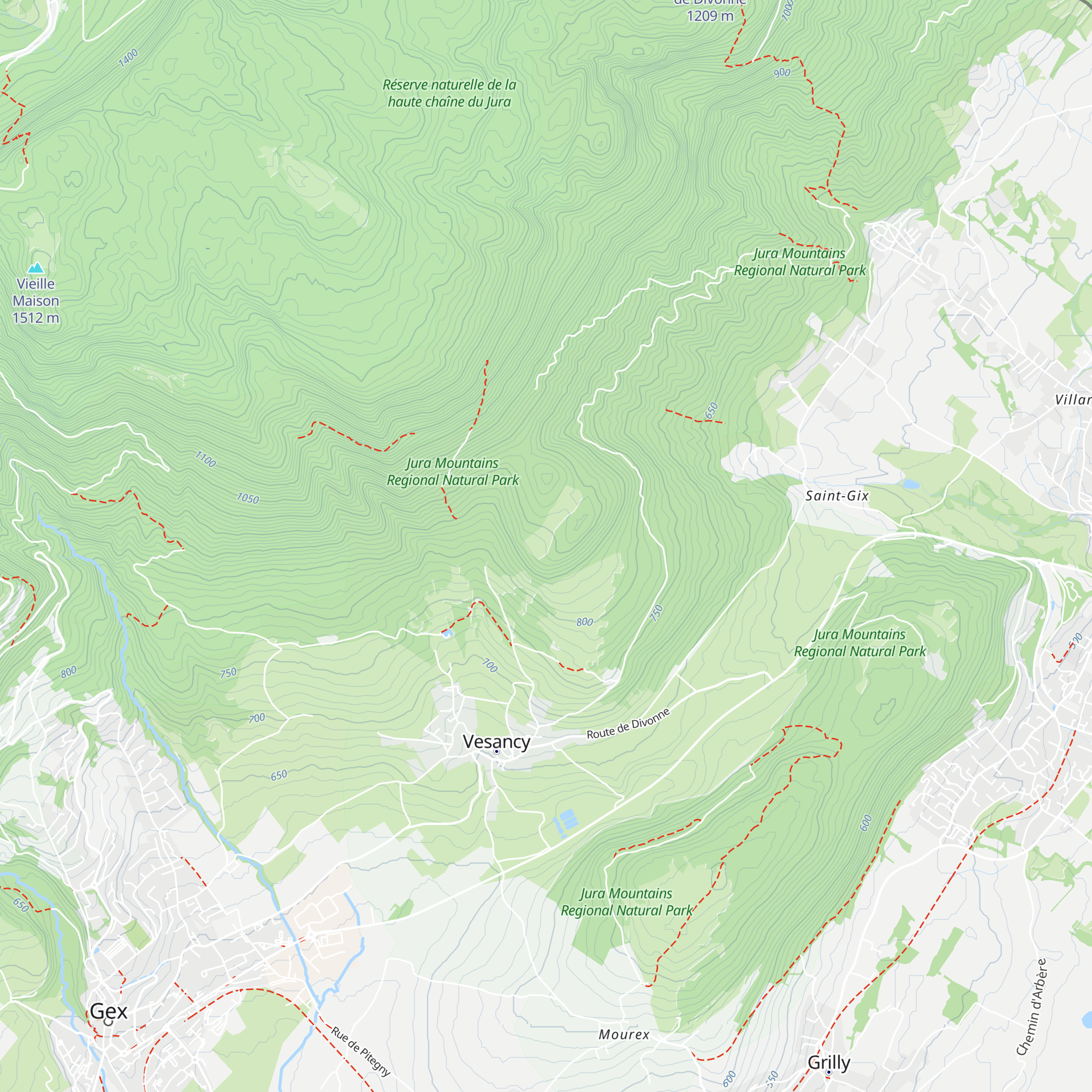 Chalet de Riamont map
