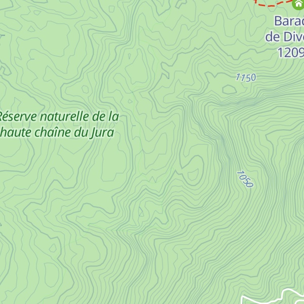 Map of Baraque du Pralet