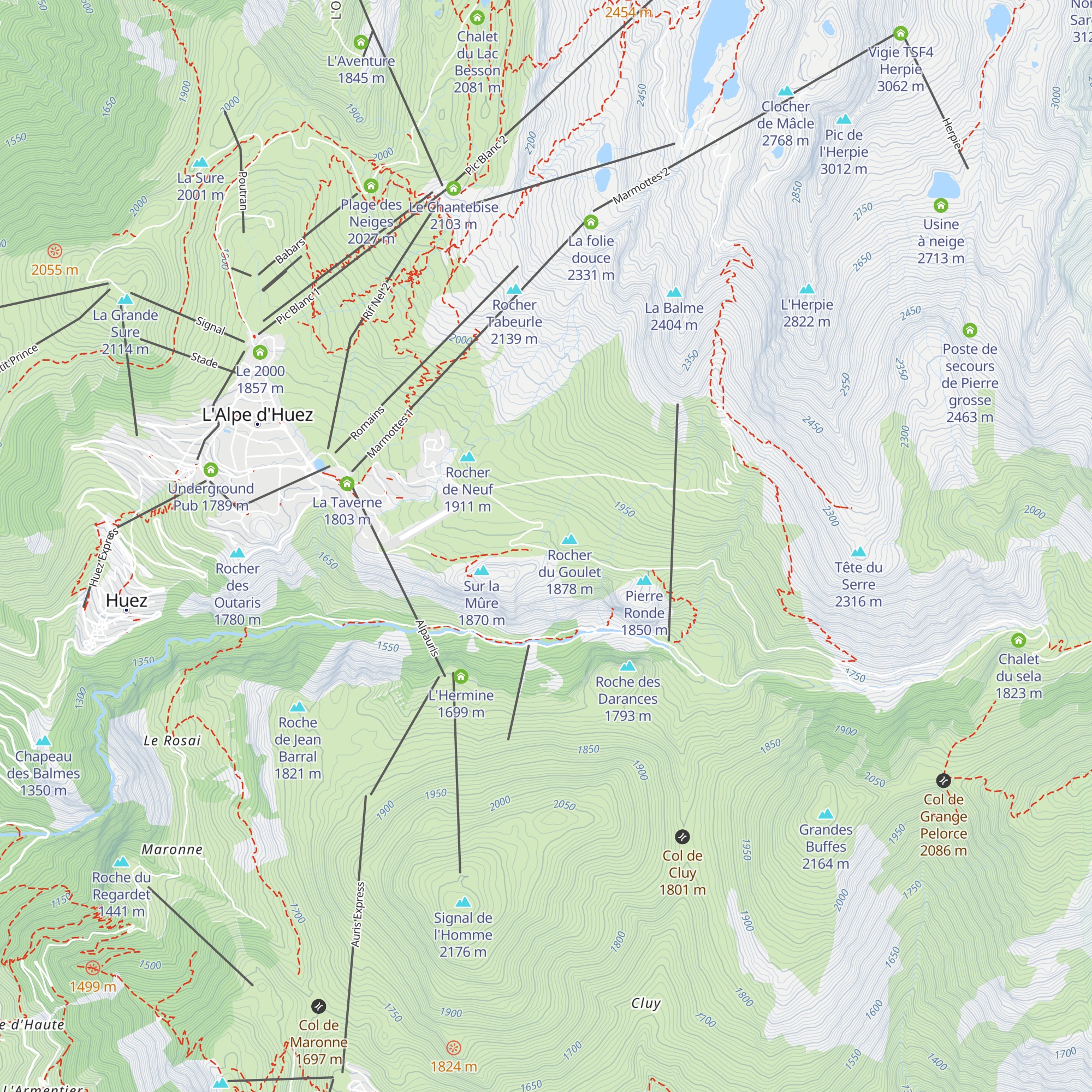 Bergerie de Brandes map