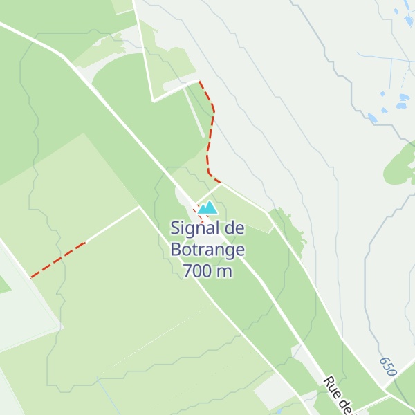 Map of Signal de Botrange
