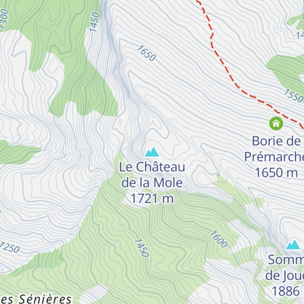 Map of Le Château de la Mole
