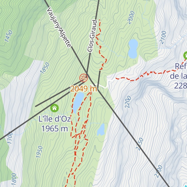 Map of Auberge de l'Alpette