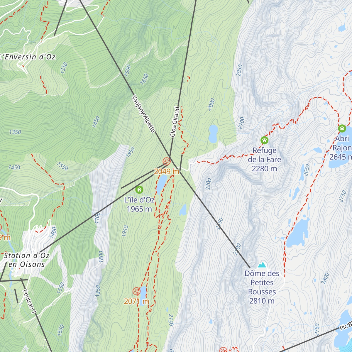Auberge de l'Alpette map