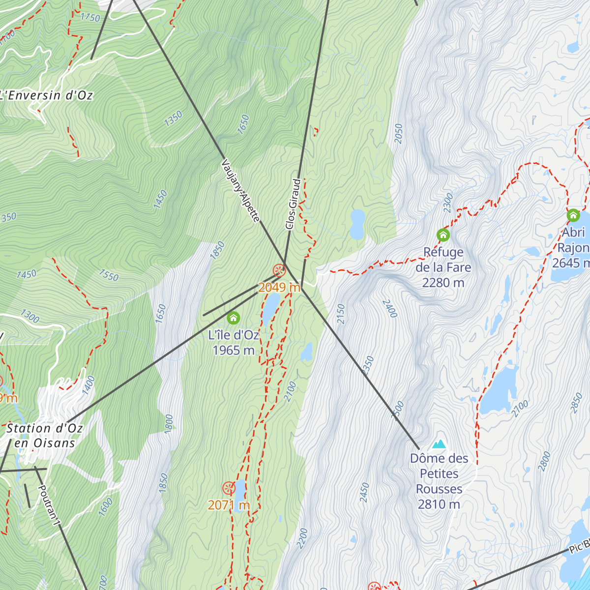 Auberge de l'Alpette map