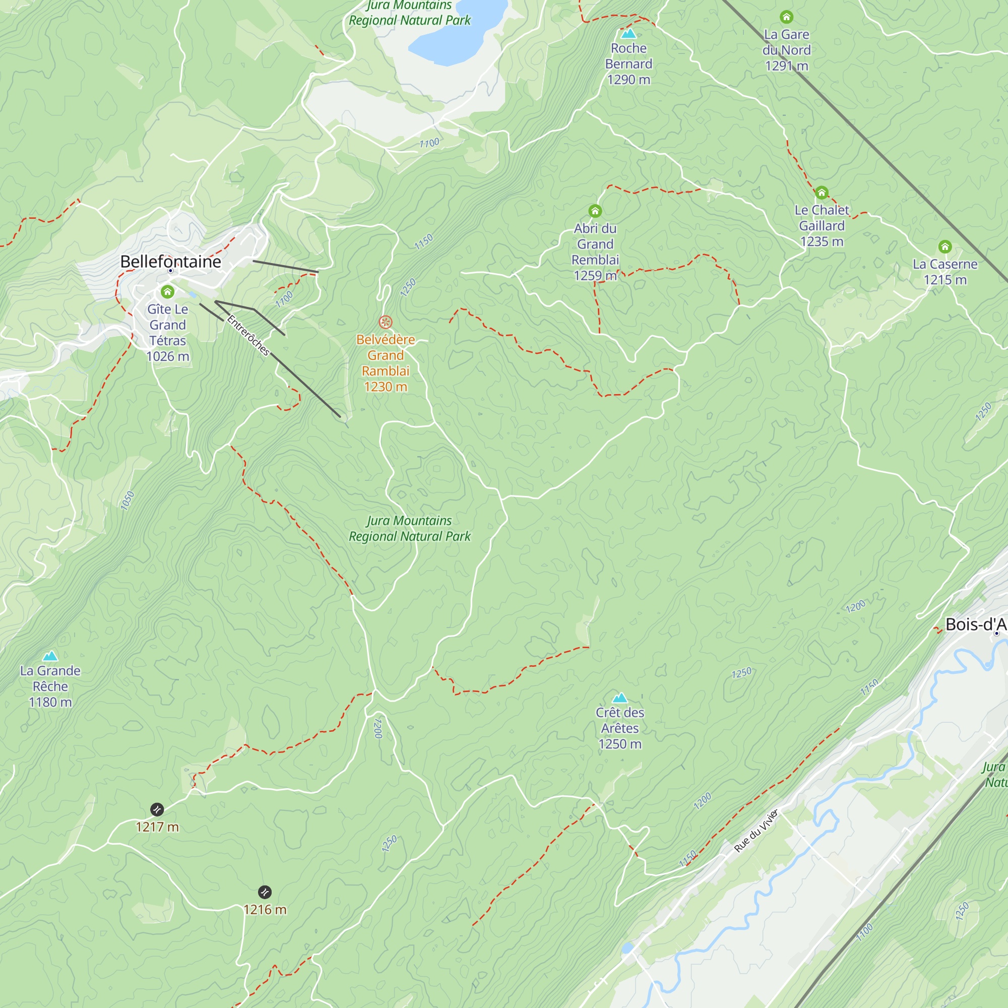 Le Chalet des Ministres map