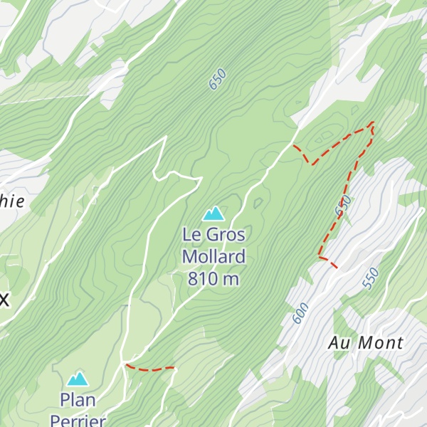 Map of Le Gros Mollard