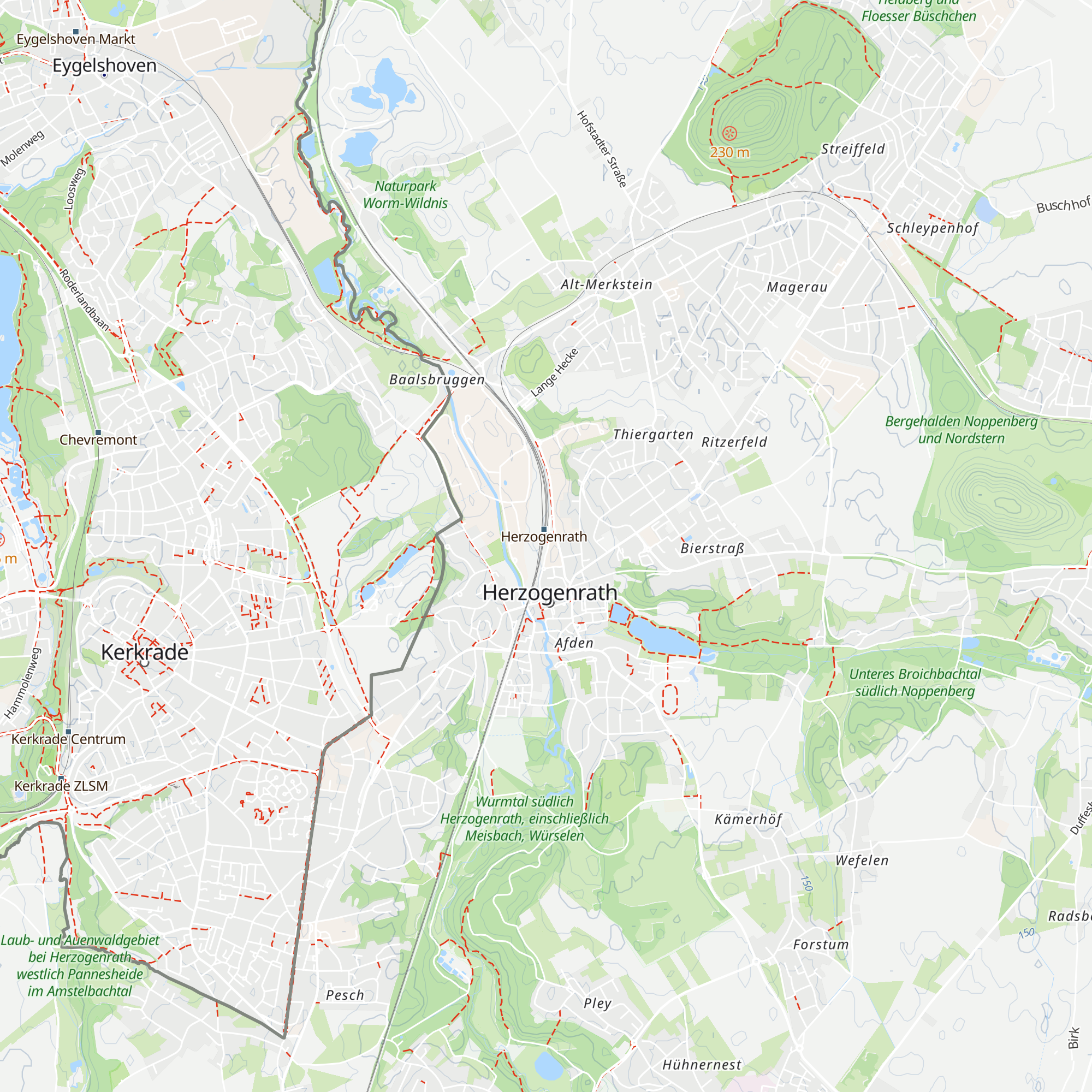 DB Agentur Herzogenrath map