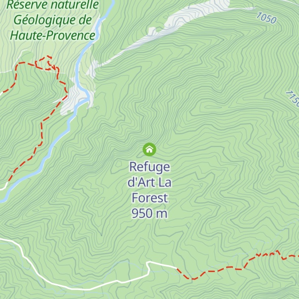 Map of Refuge d'Art La Forest