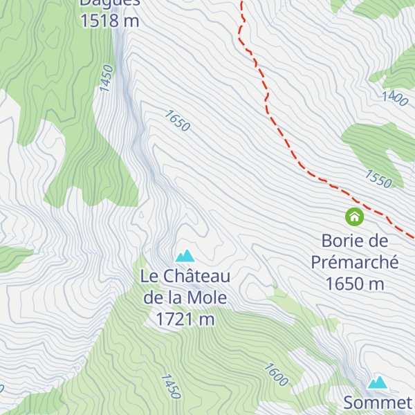 Map of Montagne de Jouère