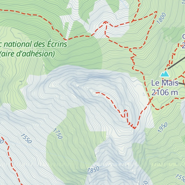 Map of Pied Moutet