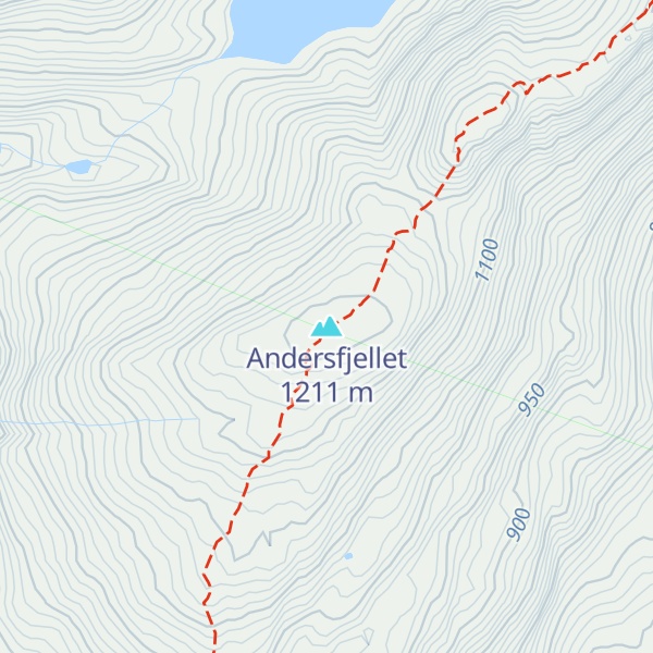Map of Andersfjellet