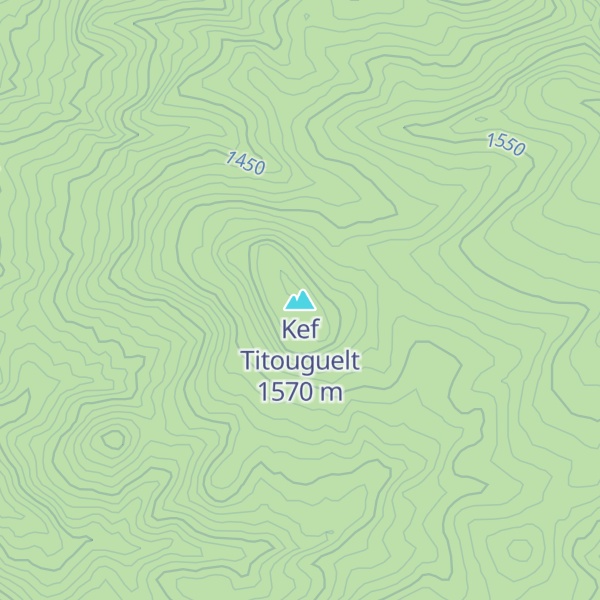 Map of Kef Titouguelt