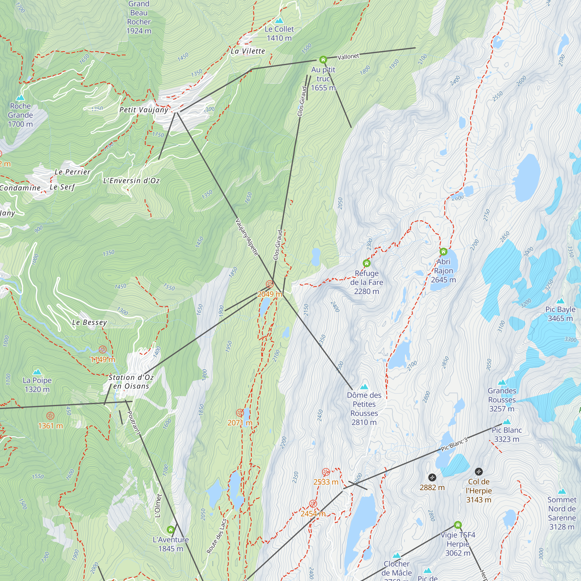 La Grange Restaurant map