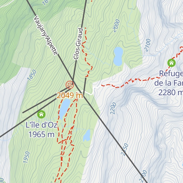 Map of La Grange Restaurant
