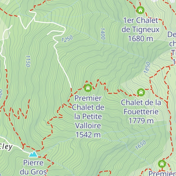 Map of Premier Chalet de la Petite Valloire