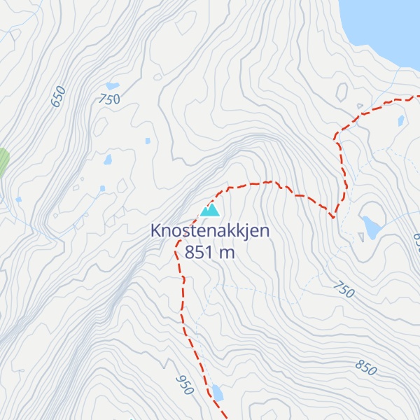 Map of Knostenakkjen