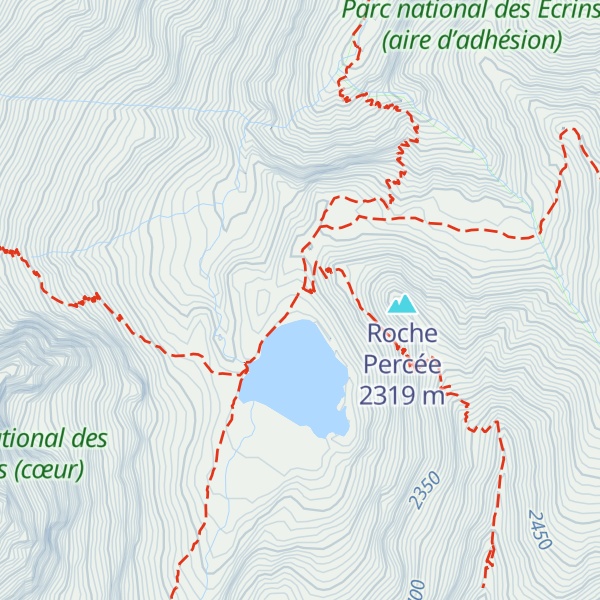 Map of Refuge de la Muzelle