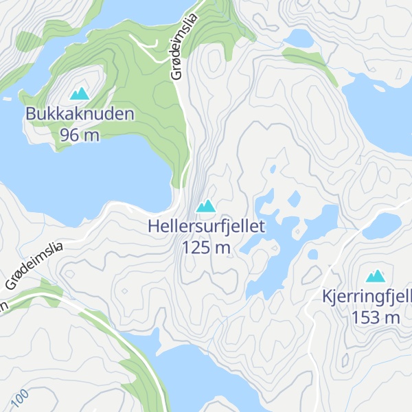 Map of Hellersurfjellet