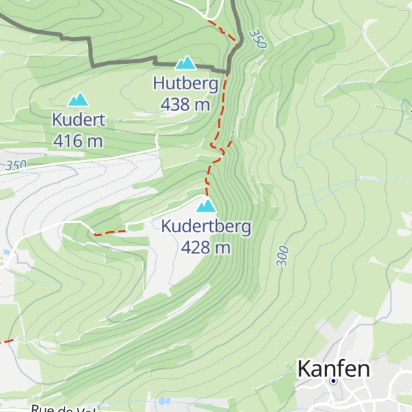 Map of Kudertberg