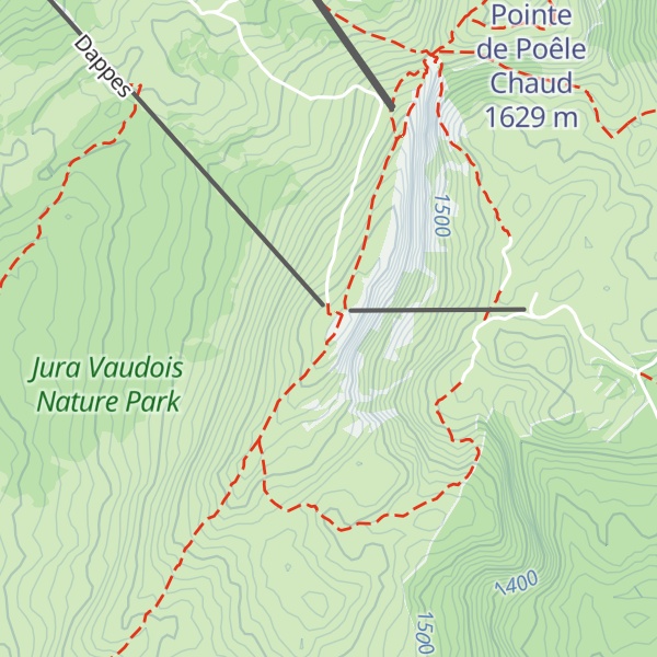Map of La Dôle