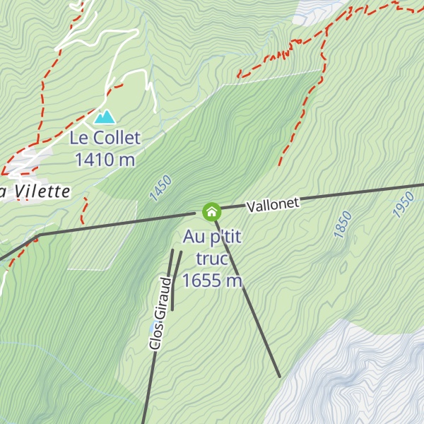 Map of Au p'tit truc