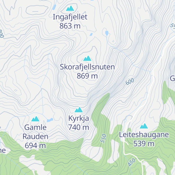 Map of Etarehaugen