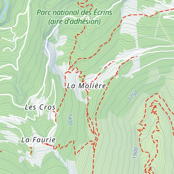 Map of La Molière