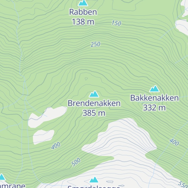 Map of Brendenakken