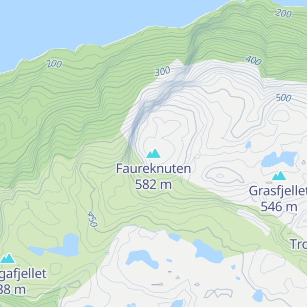 Map of Faureknuten