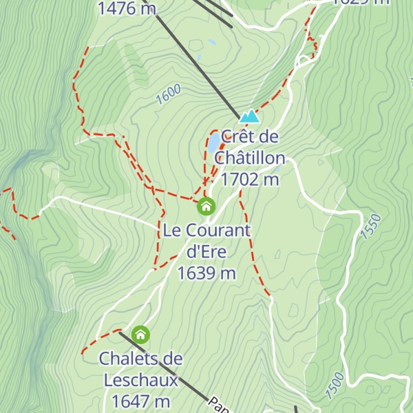 Map of Le Courant d'Ere