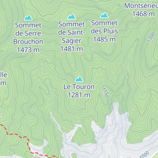 Map of Le Touron
