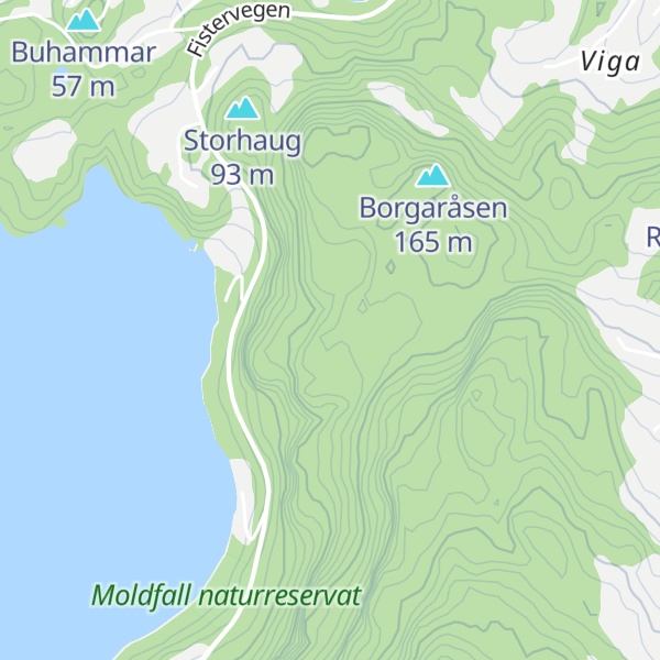 Map of Sjøbuberget