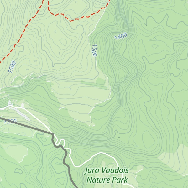 Map of Les Potraux