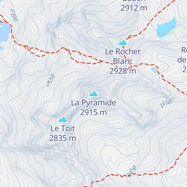 Map of La Pyramide