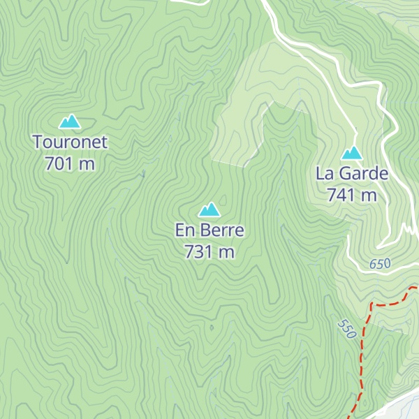 Map of En Berre