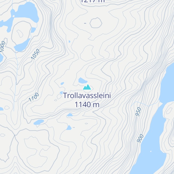Map of Trollavassleini