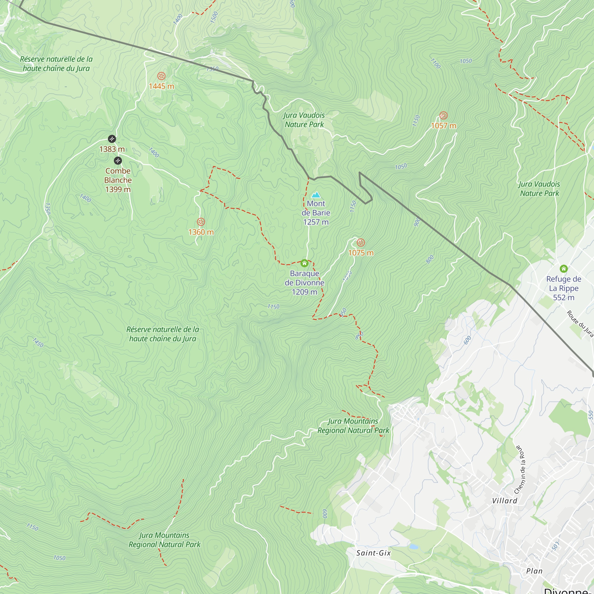 Baraque des Chasseurs map