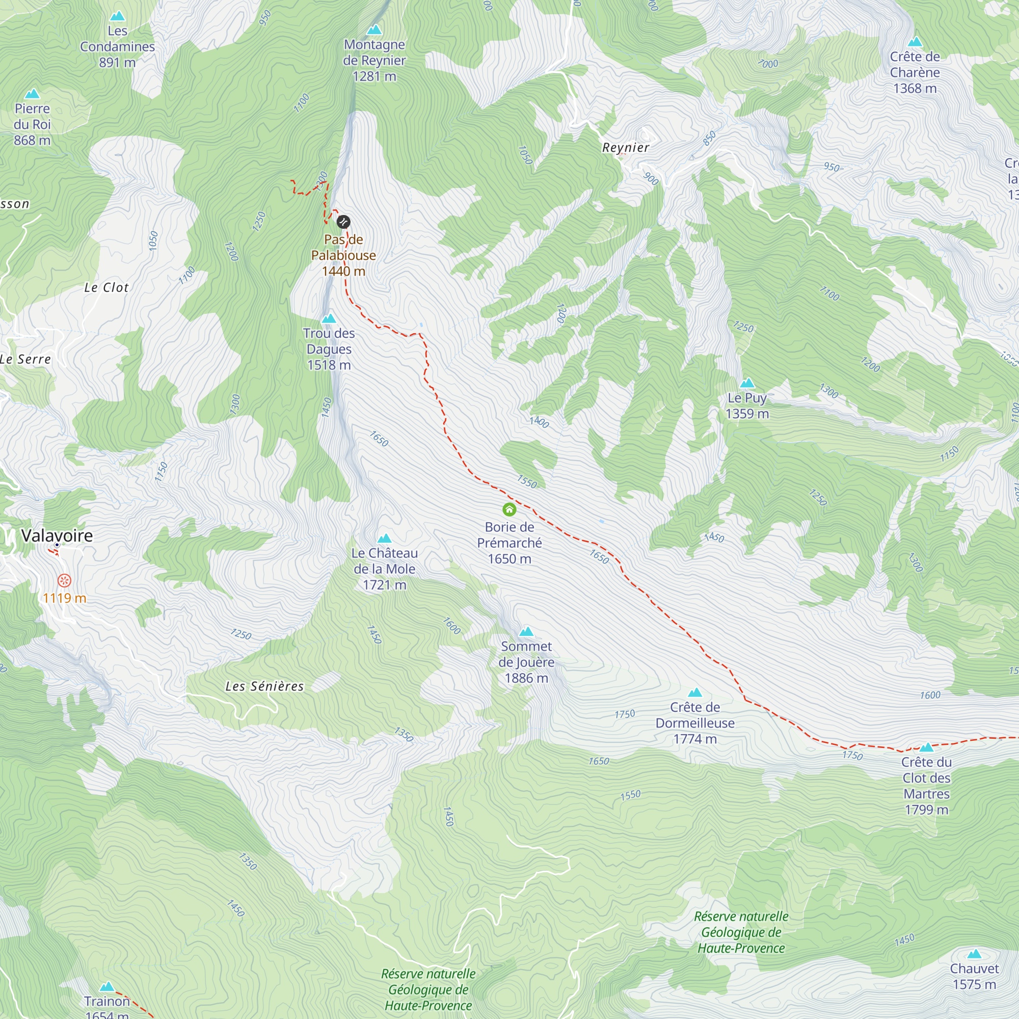 Borie de Prémarché map
