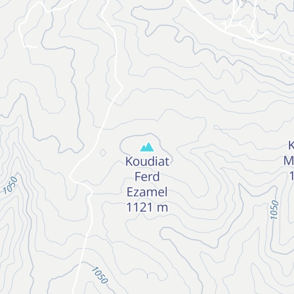 Map of Koudiat Ferd Ezamel