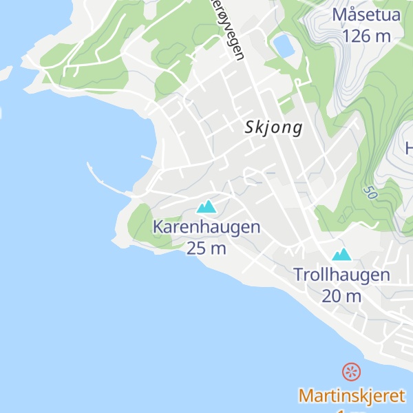 Map of Karenhaugen