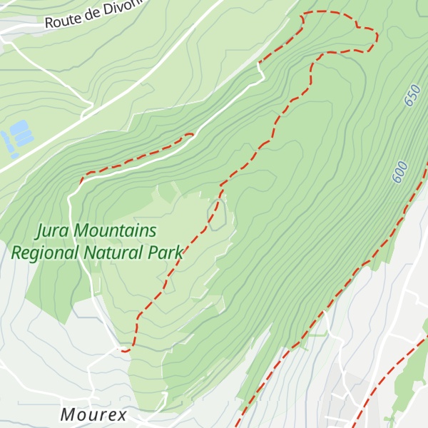 Map of Mont Mourex