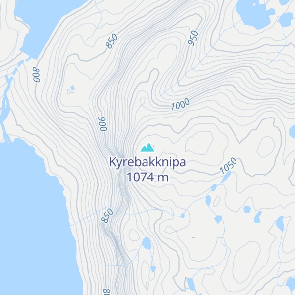 Map of Kyrebakknipa